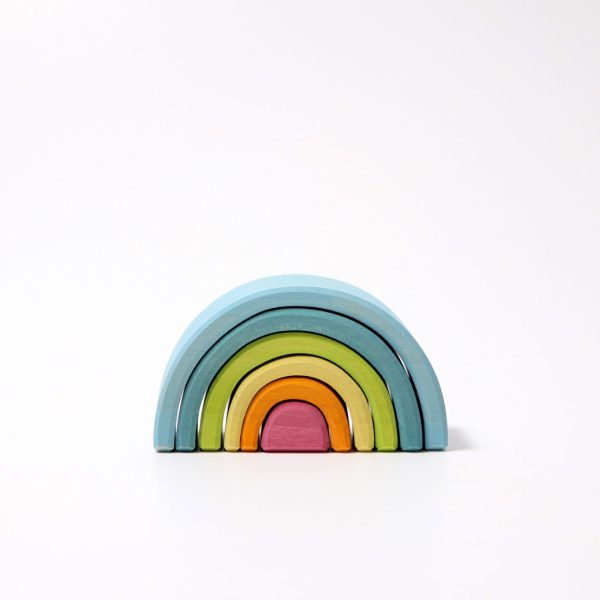 Arcobaleno steineriano Grimm's - 6 pezzi mini pastello