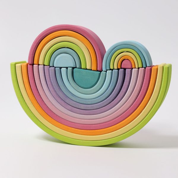 Arcobaleno steineriano Grimm's - 6 pezzi mini pastello