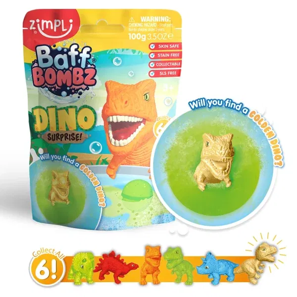 Bomba da bagno Baff Bombz Dino Surprise Zimpli kids