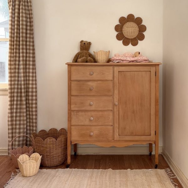 Cestino da parete rattan Daisy wall basket OlliElla