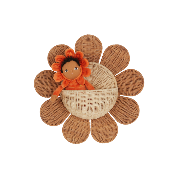 Cestino da parete rattan Daisy wall basket OlliElla