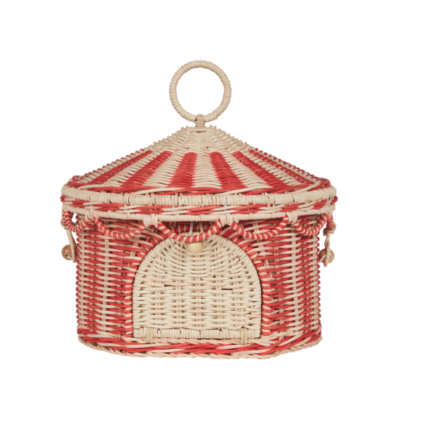 Cestino in rattan CIRCUS TENT basket OlliElla