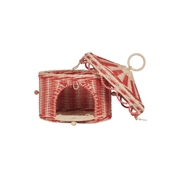 Cestino in rattan CIRCUS TENT basket OlliElla