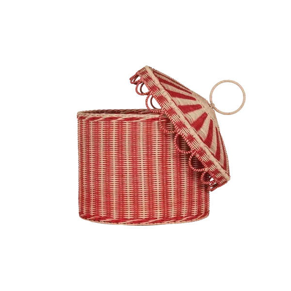 Cestino in rattan CIRCUS TENT toy basket OlliElla