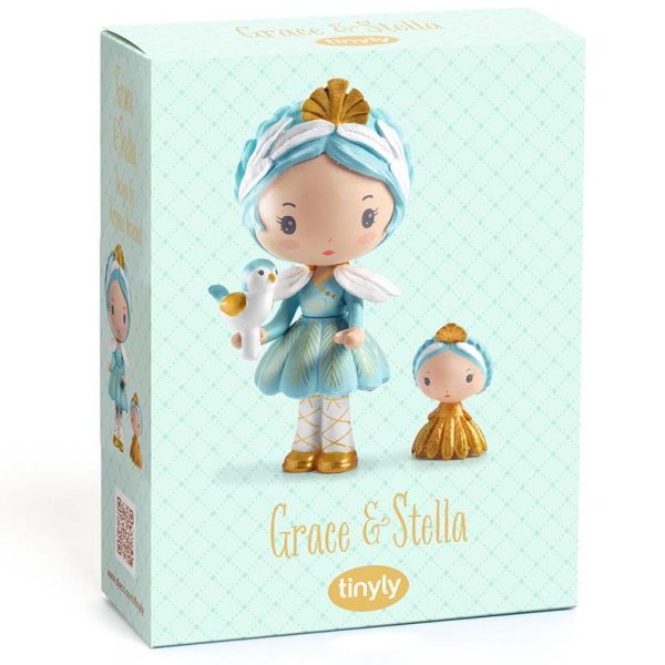 Figura in vinile Tinyly Grace & Stella Djeco