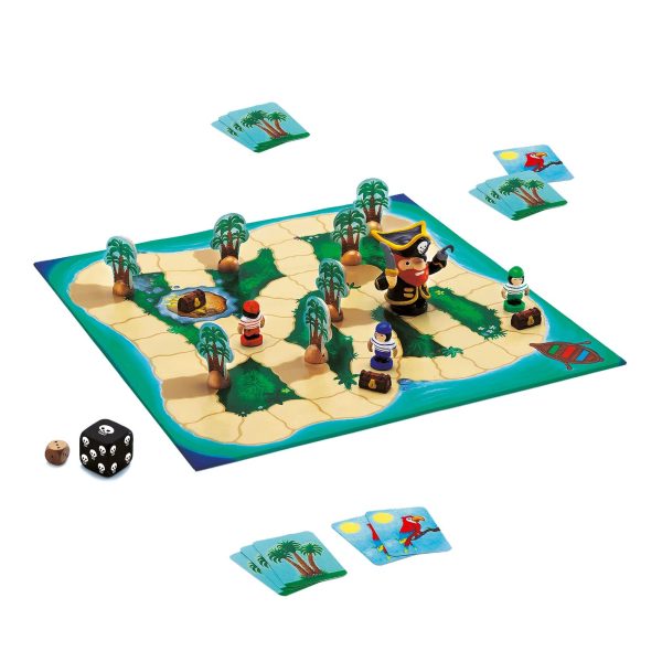 Gioco da tavolo di strategia Big Pirate Djeco