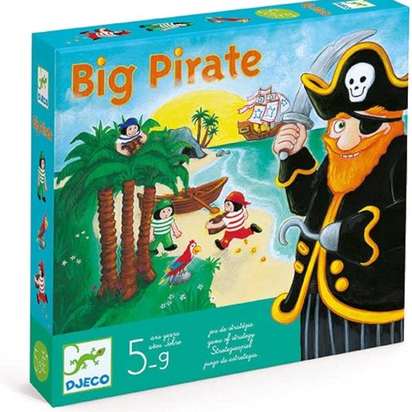 Gioco da tavolo di strategia Big Pirate Djeco