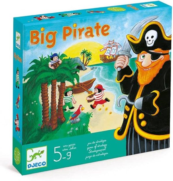 Gioco da tavolo di strategia Big Pirate Djeco