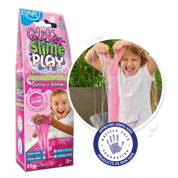 Glitter Slime Play fucsia Zimpli kids