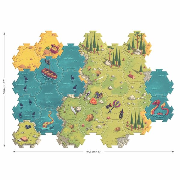 Puzzle gigante Arty Toys Battaglia Djeco