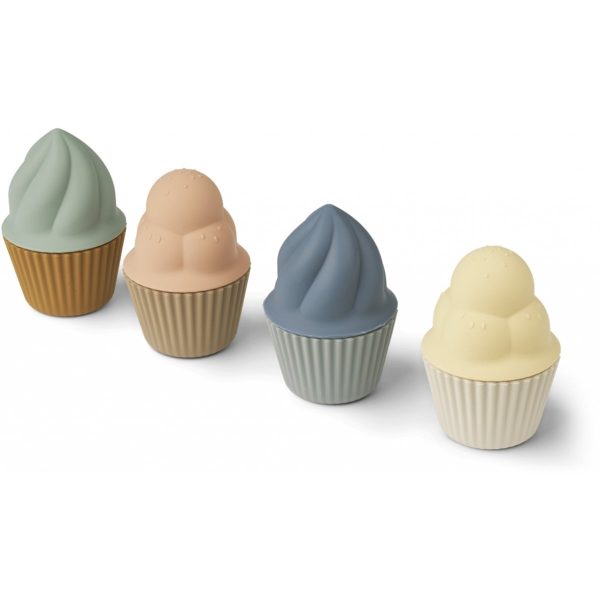 Set 4 cupcake sensoriali silicone LIEWOOD