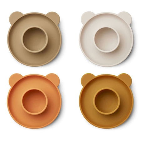 Set 4 porta uovo silicone Janus oat LIEWOOD