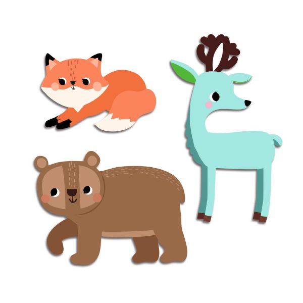 Primi adesivi BIG STICKERS Bosco Djeco