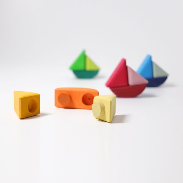 Set barchette incastri Rolling Boats Grimm's