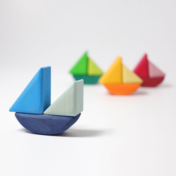 Set barchette incastri Rolling Boats Grimm's