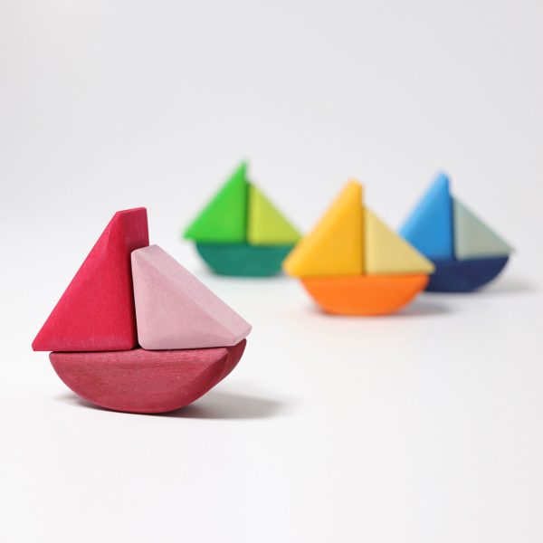 Set barchette incastri Rolling Boats Grimm's
