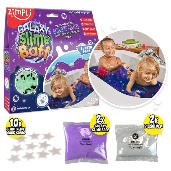 Set gioco sensoriale Galaxy Slime Baff Zimpli kids