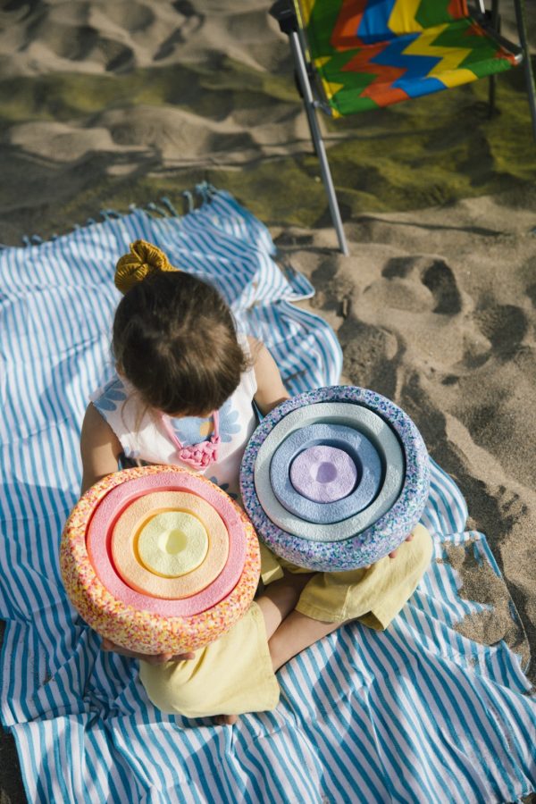 Summer Rainbow Set pastel Edizione limitata Stapelstein