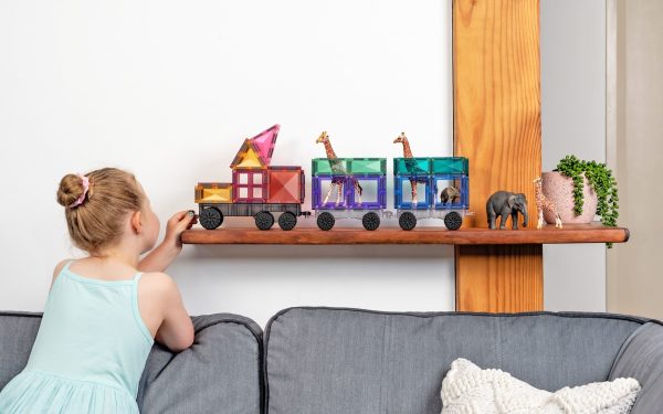 Connetix tiles costruzioni magnetiche 50 Pezzi Rainbow Pastel Transport Pack