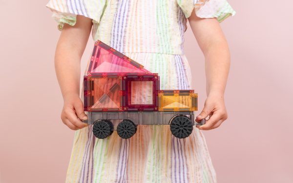 Connetix tiles costruzioni magnetiche 50 Pezzi Rainbow Pastel Transport Pack