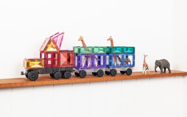 Connetix tiles costruzioni magnetiche 50 Pezzi Rainbow Pastel Transport Pack