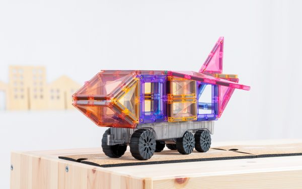 Connetix tiles costruzioni magnetiche 50 Pezzi Rainbow Pastel Transport Pack