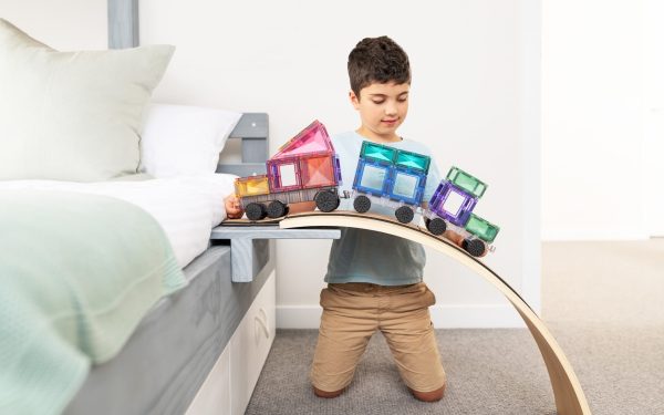 Connetix tiles costruzioni magnetiche 50 Pezzi Rainbow Pastel Transport Pack