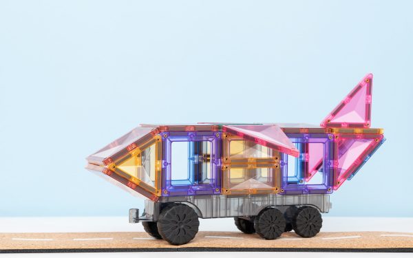 Connetix tiles costruzioni magnetiche 50 Pezzi Rainbow Pastel Transport Pack