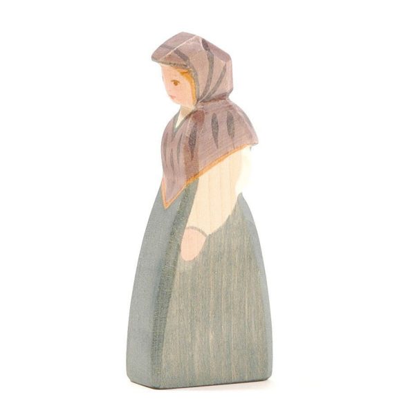Figura legno mercantessa - Ostheimer