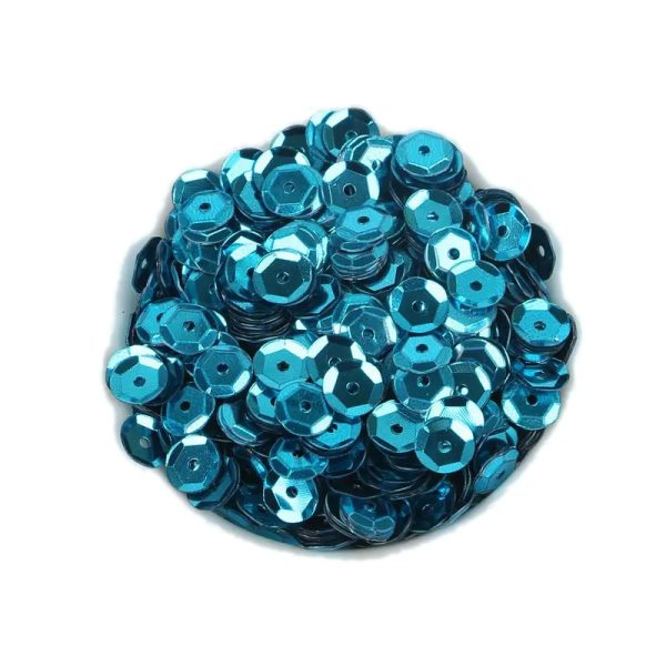 Set craft paillettes scintillanti turchese