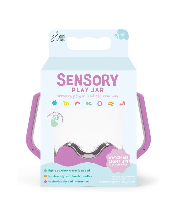 Barattolo per gioco sensoriale purple GLO PALS