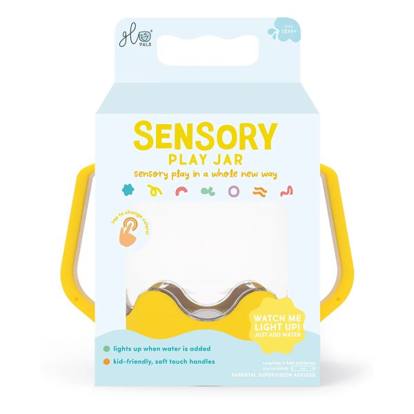 Barattolo per gioco sensoriale yellow GLO PALS