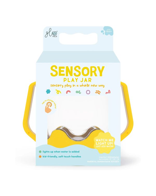 Barattolo per gioco sensoriale yellow GLO PALS