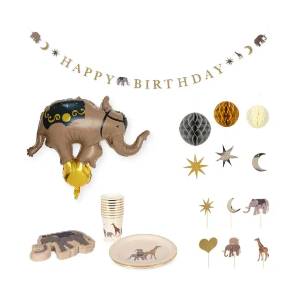 Kit decorazioni compleanno Safari Konges sløjd