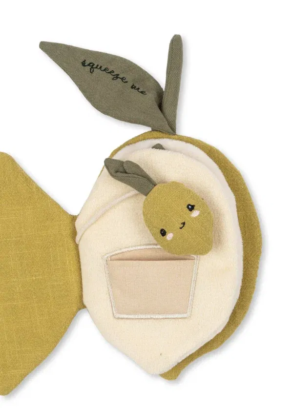 Libro di stoffa sensoriale Lemon Konges sløjd