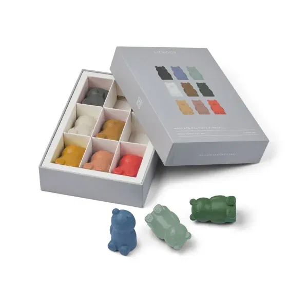 Set 9 pastelli a cera Wallance Bear LIEWOOD