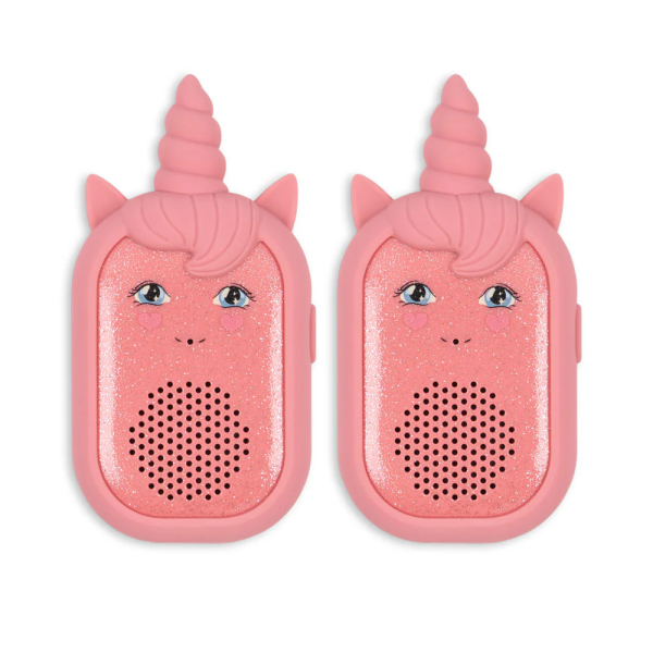Walkie talkie silicone glitter Unicorn Konges sløjd
