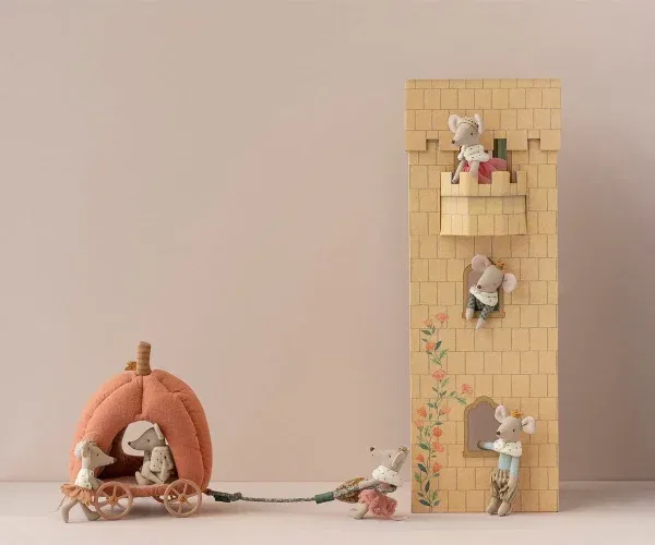 Carrozza zucca topo Maileg