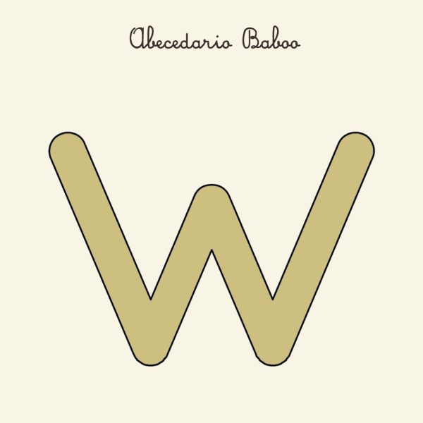 ABECEDARIO Baboo lettera W PDF