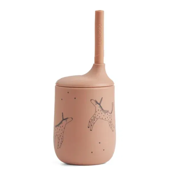 Bicchiere con cannuccia Sippy cup unicorn LIEWOOD