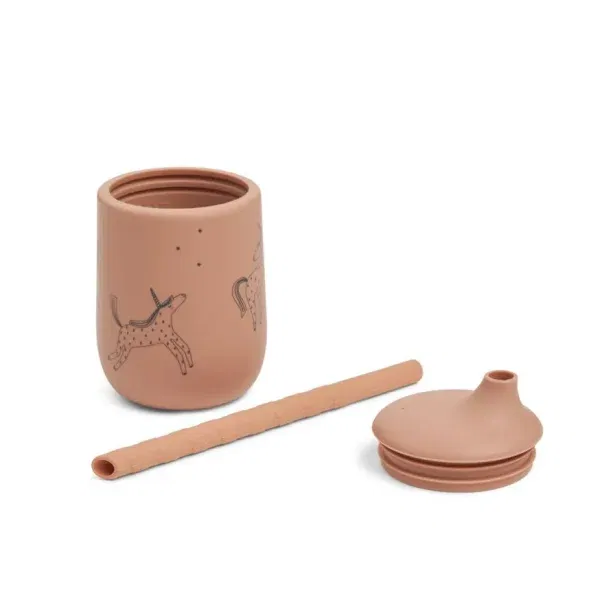 Bicchiere con cannuccia Sippy cup unicorn LIEWOOD