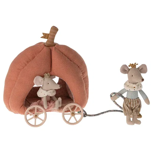 Carrozza zucca topo Maileg