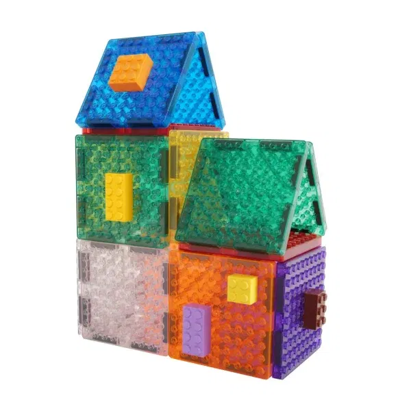 Cleverclixx costruzioni magnetiche Brick Tiles 16 pezzi