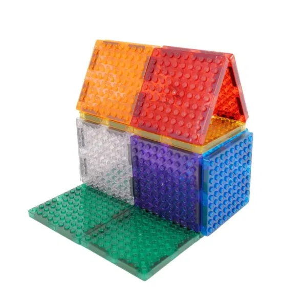 Cleverclixx costruzioni magnetiche Brick Tiles 16 pezzi