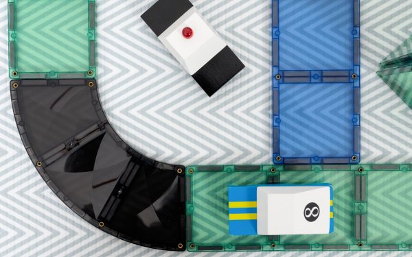 Connetix tiles costruzioni magnetiche 16 Pezzi Road Pack
