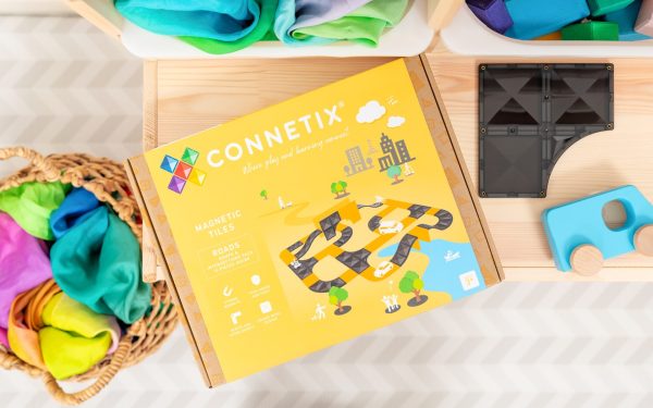 Connetix tiles costruzioni magnetiche 16 Pezzi Road Pack