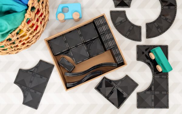 Connetix tiles costruzioni magnetiche 48 Pezzi Road Pack