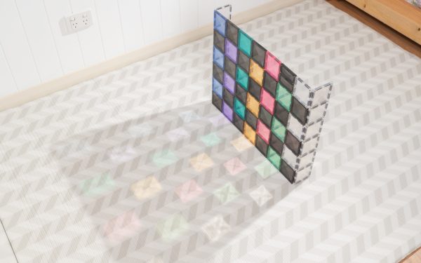 Connetix tiles costruzioni magnetiche 48 Pezzi Road Pack