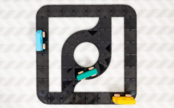 Connetix tiles costruzioni magnetiche 48 Pezzi Road Pack