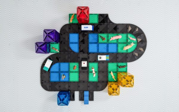Connetix tiles costruzioni magnetiche 48 Pezzi Road Pack